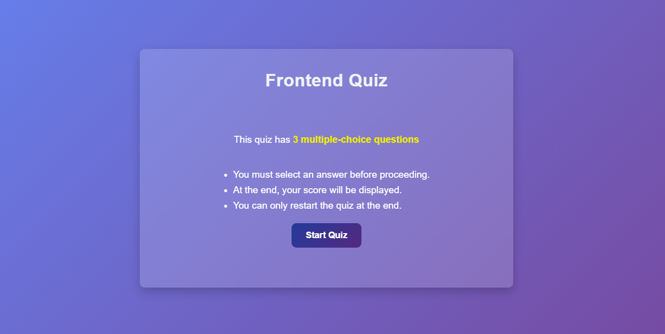 Quiz App